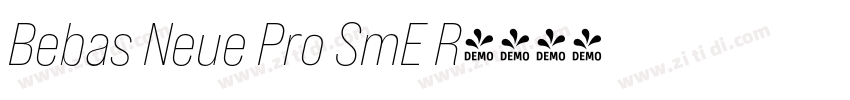 Bebas Neue Pro SmE R字体转换
